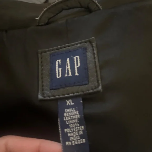 Gap Leather Jacket - Picture 6 of 6